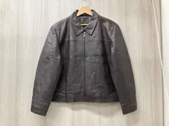 WILSONS Zip Up Leather Jacket ｳｨﾙｿﾝｽﾞ ﾚｻﾞｰｼﾞｬｹｯﾄ XL ﾌﾞﾗｳﾝ のサムネイル
