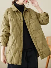 ブルゾン レディース 中綿ジャケット キルティングジャケット アウター コート 冬服 中綿入り 無地 シンプル 防寒 暖かい ゆったり カジュ