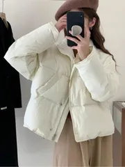 ショート ブルゾン アウター 中綿ジャケット ダウンジャケット ショートジャケット 防寒 カジュアル 秋服 冬服 レディース