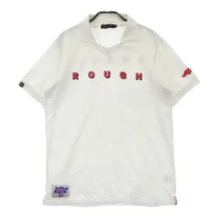 サイズ：M ROUGH&SWELL ラフアンドスウェル 2023年 半袖襟付きTシャツ  ホワイト系 [240101590840] ゴルフウェア メンズ ストスト