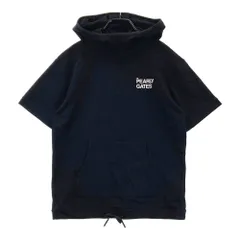 サイズ：5 PEARLY GATES パーリーゲイツ 2025年モデル フード付 半袖Tシャツ  ブラック系 [240101593386] ゴルフウェア メンズ ストスト