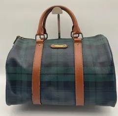POLO RALPH LAUREN　ポロラルフローレン　ミニボストンバッグ　PVC　チェック柄　5828