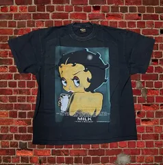 Betty Boop / ベティ ブープ　 Tシャツ　got milk?
