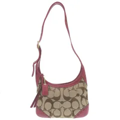 コーチ シグネチャー E0873-12233 ショルダーバッグ レザー キャンバス エンジ レッド ブラウン ベージュ 0024 COACH