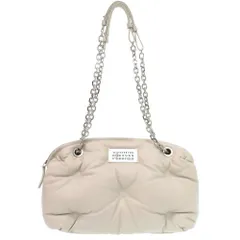 新品同様 メゾン マルジェラ グラムスラム ボーリングバッグ 2WAY  SB3WG0005  羊革 ホワイト ショルダーバッグ 1659 Maison Margiela