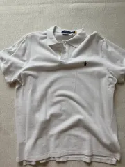 ポロ ラルフローレン 白 半袖 カラーTシャツ