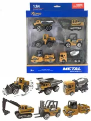 特価処理 ミニカー セット 工事車 働く車 カラフル ダンプカー ロードローラー トラクター ショベルカー フォーククレーン 6点セット 子供おもちゃ 男の子 誕生日 プ レゼント 入園お祝い 3歳 4歳 5歳 6歳 入学 入園 入学 プレゼント