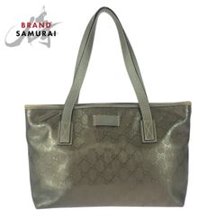 GUCCI グッチ GGインプリメ グレージュ ガンメタ金具 GGキャンバス