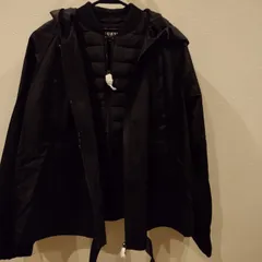 GUESS　　ブラック　ダウンベスト　ナイロンジャケット　2点セット