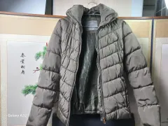 ザラ ベーシック ダウン アウター カーキ