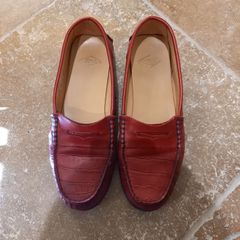 美品】ALBERTO GOZZI イタリア製 カメオローファー 革靴 パンプス 