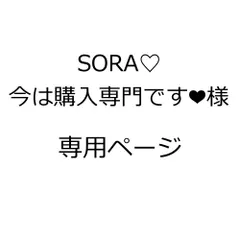 SORA♡今は購入専門です❤︎様専用ページです。
