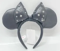 東京ディズニーリゾート カチューシャ ミニーデザイン ミニー(スタッズ/合皮黒)
