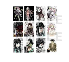 冨岡義勇 伊黒小芭内 悲鳴嶼行冥 竈門炭治郎 時透 無一郎 甘露寺蜜璃 竈門禰豆子 憎珀天 アニメ 鬼滅の刃 全集中展 -刀鍛冶の里編・柱稽古編 幕間画ポストカードセット C 鬼滅 ポストカード グッズ