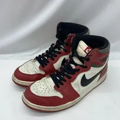 【中古】NIKE AIR JORDAN 1 High OG Lost&Found/Chicago サイズ27cm DZ5485-612 △型崩れ大､汚れ大 レッド ホワイト ブラック[79]