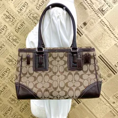 コーチ トート ハンドバッグ シグネチャー ビジネス FZ448