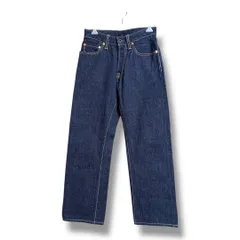 graphzero グラフゼロ デニムパンツ 岡山 倉敷 ボタンフライ ジーンズ ジーパン コットン シャドーストライプ  レディース サイズ28 ネイビー 通年 久喜倉庫店 19 No.K1160