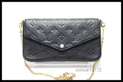 ■LOUIS VUITTON モノグラムアンプラント ポシェットフェリシー レザー チェーンウォレット 長財布 ルイヴィトン■1218ud049596
