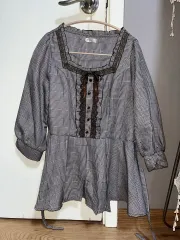 アクシーズファム CHECK ブラウス ヴィンテージ