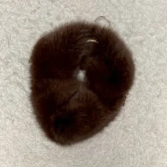 《美品》SAGA FOX ファーマフラー ブラウン 襟巻き ストール モフモフ 上品