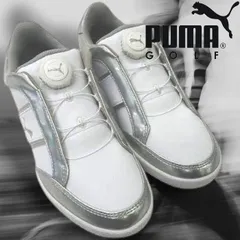 PUMA GOLF プーマ ゴルフ MONOLITE CAT ProDISC モノライト キャット プロディスク スパイクレスモデル スニーカー ゴルフシューズ 193527 ホワイト 22.5▲020▼20218r16