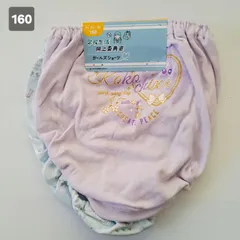 【160】【2枚組】ガールズ　ショーツ　女児　ショーツ　女児ショーツ　女の子ショーツ　女の子下着　女児下着　綿ショーツ　コットンショーツ　小学生　中学生
