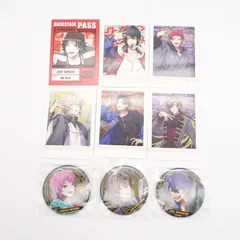 ヒプマイ 缶バッジセット カード付き 飴村乱数 夢野幻太郎 有栖川帝統 キャラバッジコレクション ヒプノシスマイク FlingPosse ポッセ