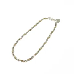 TIFFANY&Co. ティファニー ツイストロープチェーンブレスレット  SV925×K18YG    ゴールドカラー/シルバーカラー ユニセックス / 240001168648