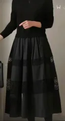 楽でかわいいブラック ONE PIECE (新品)