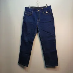 ミッキーマウス 刺繍 デニム ズボン 32 サイズ 秋 冬 61030