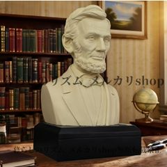 70's〜アメリカアンティーク　リンカーン大統領の金属製胸像　USAヴィンテージ 70's〜アメリカアンティーク リンカーン大統領の金属製胸像 USA