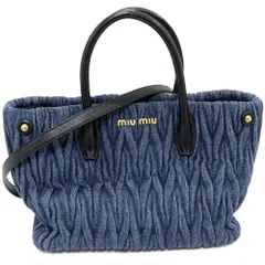 2026年最新】miumiu デニム バッグの人気アイテム - メルカリ
