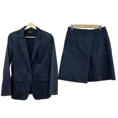PaulSmith BLACK(ポールスミスブラック) スカートスーツ レディース - ネイビー ドット柄
