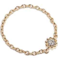 ディオール 指輪 チェーンリング K18YG ダイヤ1P(0.04ct) ミミローズリング JMRO95001_0000