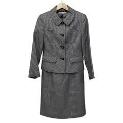 COURREGES(クレージュ) ワンピーススーツ レディース美品  - 黒×白