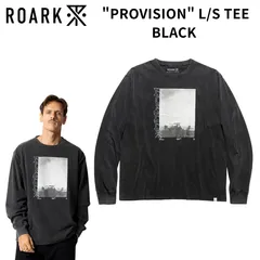 ROARK ロアーク "PROVISION" L/S TEE BLACK ロアーク ロンT メンズ サーフ バイク 旅 新作のサムネイル