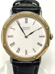 ◆セイコー SEIKO 2320-0400 腕時計 ウォッチ クォーツ 白文字盤 ゴールド色 中古 現状◆19835★