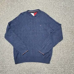 XL トミーヒルフィガー ケーブル編みニットセーター (2862)