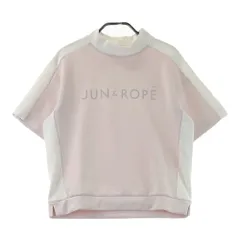 サイズ：S JUN&ROPE ジュン アンド ロペ  ハイネック 半袖 スウェットトレーナー  ピンク系 [240101591782] ゴルフウェア レディース ストスト