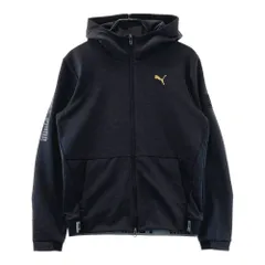 サイズ：M PUMA GOLF プーマゴルフ  長袖 スウェットパーカー  ブラック系 [240101597693] ゴルフウェア メンズ ストスト