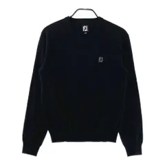 サイズ：S FOOT JOY フットジョイ  長袖 ニットセーター  ブラック系 [240101597697] ゴルフウェア メンズ ストスト