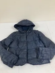 送料無料★ZARA ザラ★中綿ジャケット　中綿コート　アウター★ネイビー★レディース　Mサイズ#80106skake