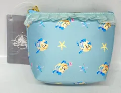 ディズニーストア ポーチ リトルマーメイド フランダー(総柄)