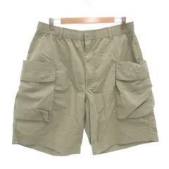 ユニクロ UNIQLO U 24SS パラシュートカーゴショーツ ハーフパンツ L イージー ナイロン カーキ /AE