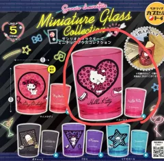 ハローキティ ) サンリオ キャラクターズ グラス レトロ ミニチュア コレクション ガチャ