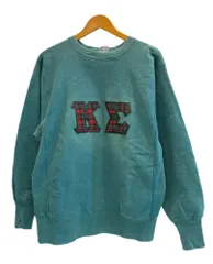 チャンピオン Champion 90s～ ヴィンテージ vintage 刺繍タグ リバースウィーブ REVERSE WEAVE US古着 ワッペン チェック  スウェット グリーン Lサイズ 101MT-5588