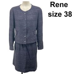 美品】Rene ルネ セットアップ ジャケット＆ワンピース フォーマル 36 