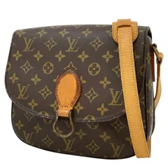 【中古】LOUIS VUITTON | ルイ・ヴィトン サンクルーGM モノグラム ショルダーバッグ M51242 ブラウン【尾張小牧店】