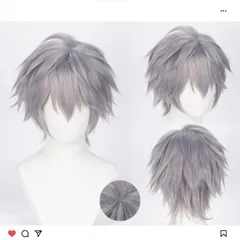 渚カヲル 新世紀エヴァンゲリオン コスプレ ウィッグ+ネット新品