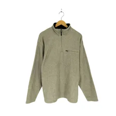 ギャップ Gap 00s OLD レーヨン混ハーフジップフリースジャケット メンズ  L